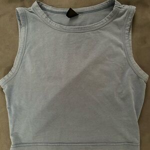 SHEIN Light Blue Tank Top